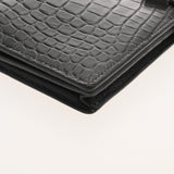 HERMES エルメス ベアンスフレ ブルーバルティック A刻印(2017年頃) レディース アリゲーターマット 長財布 Bランク 中古 銀蔵