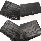 HERMES エルメス ベアンスフレ ブルーバルティック A刻印(2017年頃) レディース アリゲーターマット 長財布 Bランク 中古 銀蔵