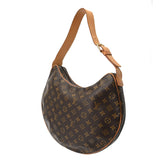 LOUIS VUITTON ルイヴィトン モノグラム クロワッサン GM ブラウン M51511 レディース モノグラムキャンバス ワンショルダーバッグ Bランク 中古 銀蔵