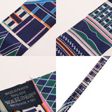 HERMES エルメス ツイリー Voltes et Pirouettes ネイビー/マルチカラー レディース シルク100％ スカーフ ABランク 中古 銀蔵