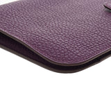 HERMES エルメス ドゴン GM アネモネ □R刻印(2014年頃) ユニセックス トゴ 長財布 Aランク 中古 銀蔵