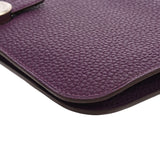 HERMES エルメス ドゴン GM アネモネ □R刻印(2014年頃) ユニセックス トゴ 長財布 Aランク 中古 銀蔵