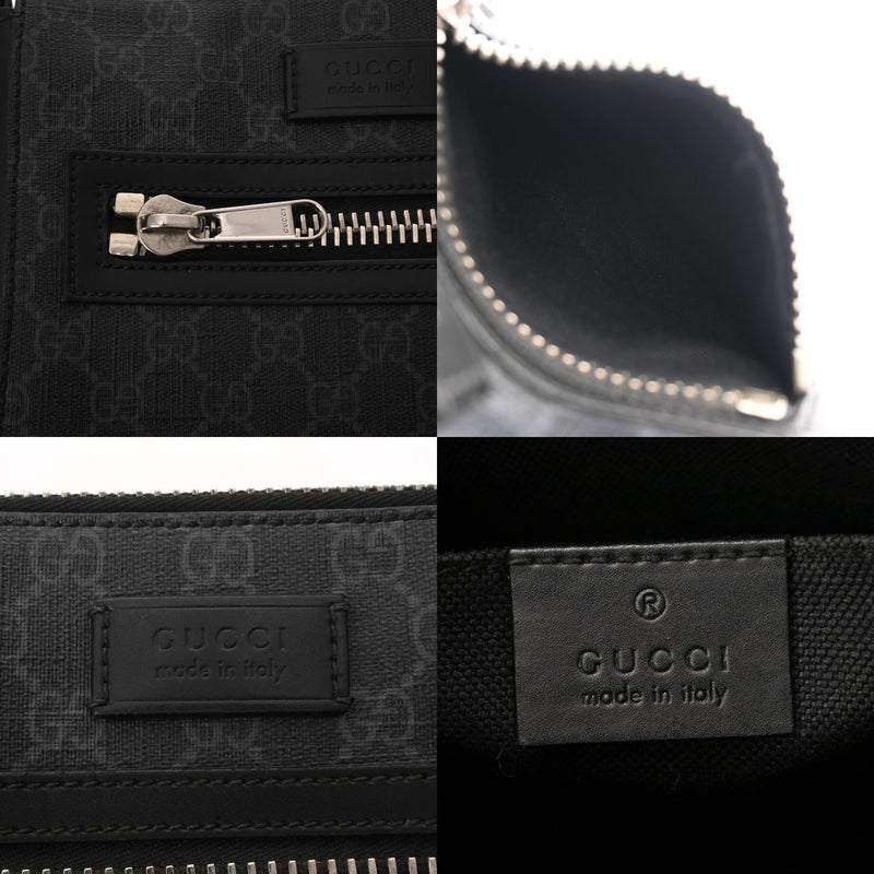GUCCI グッチ GGスプリーム スモールメッセンジャーバッグ ブラック