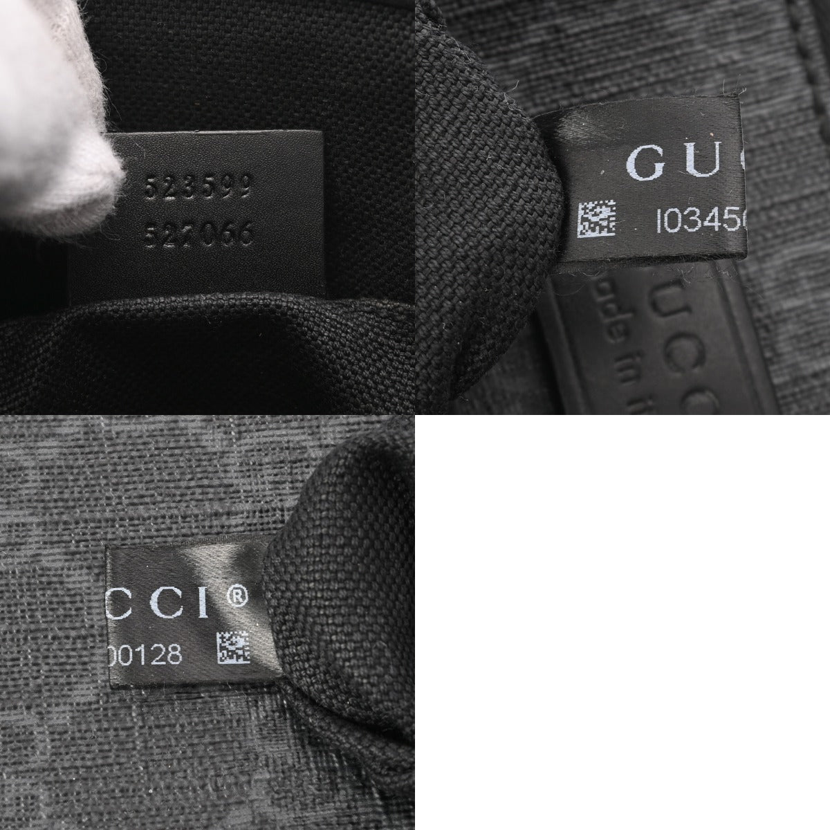 GUCCI グッチ GGスプリーム スモールメッセンジャーバッグ ブラック