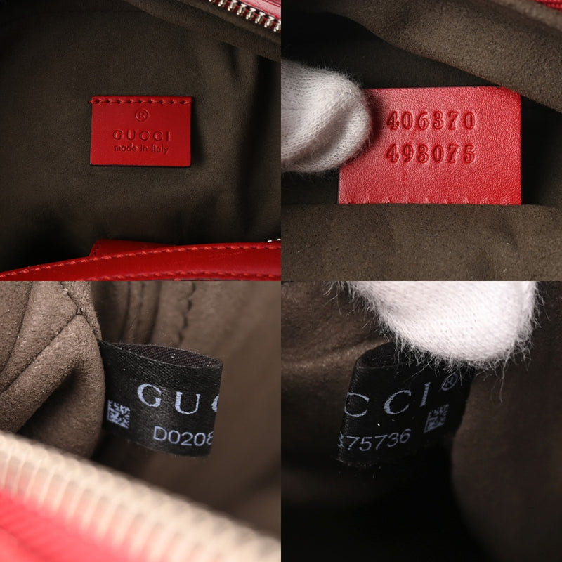 GUCCI グッチ グッチシマ バックパック レッド 406370 メンズ レザー リュック・デイパック ABランク 中古 銀蔵