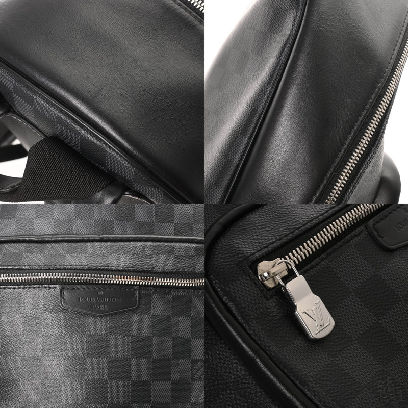 LOUIS VUITTON ルイヴィトン ダミエグラフィット ジョッシュ NV ブラック N40365 メンズ ダミエグラフィットキャンバス リュック・デイパック Aランク 中古 銀蔵