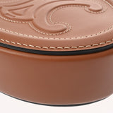 CELINE セリーヌ ショルダーバッグ オーバルパース タン 10I703DPQ.04LU レディース カーフ ショルダーバッグ Aランク 中古 銀蔵