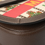 GUCCI グッチ バンブー 2WAY SONY 100周年記念モデル ベージュ/グリーン レディース キャンバス レザー ハンドバッグ 新同 中古 銀蔵