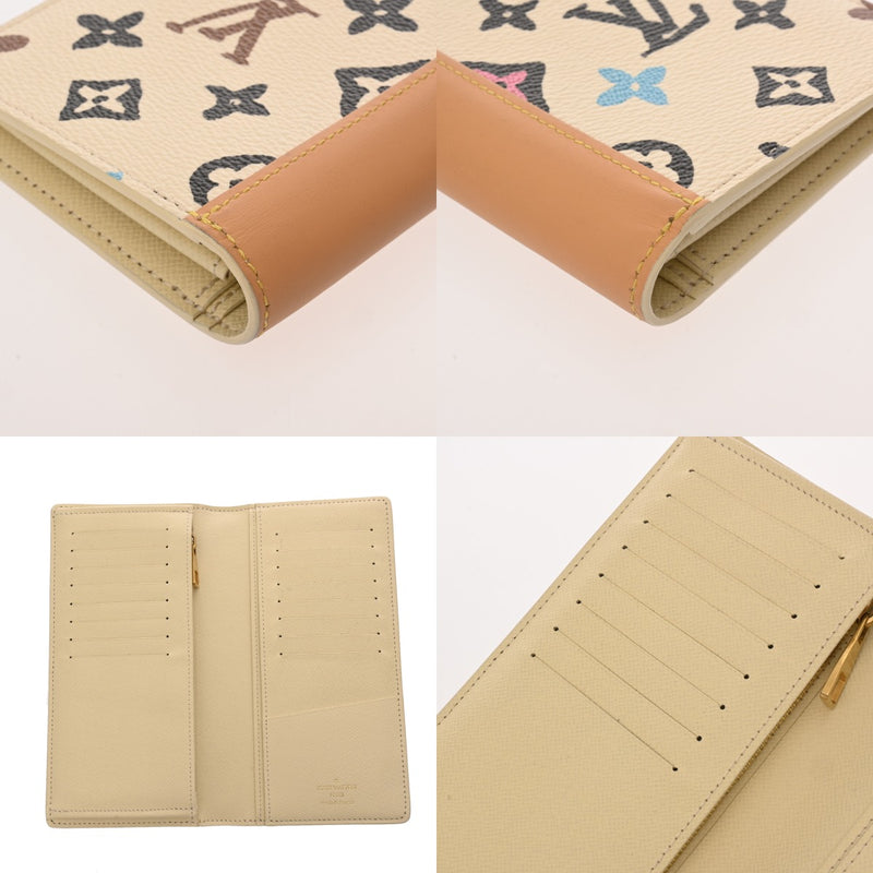 LOUIS VUITTON ルイヴィトン モノグラム クラギー ポルトフォイユブラザNM ベージュ M80158 メンズ モノグラムキャンバス 長財布 Aランク 中古 銀蔵