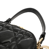 CHRISTIAN DIOR クリスチャンディオール Callin Dior フォンホルダー ブラック S08720VRB_M900 レディース パテント ポーチ Aランク 中古 銀蔵