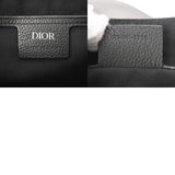 CHRISTIAN DIOR クリスチャンディオール サドル メッセンジャー ブラック 1ADME130 メンズ カーフ ショルダーバッグ ABランク 中古 銀蔵
