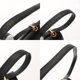 HERMES エルメス ドリー ブラック ○H刻印(1978年頃) レディース ボックスカーフ ショルダーバッグ Bランク 中古 銀蔵