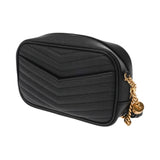 SAINT LAURENT サンローラン ミニバッグ ルー ブラック 612579 レディース レザー ショルダーバッグ Aランク 中古 銀蔵