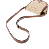 CELINE セリーヌ トリオンフ ブザスショルダー ホワイト レディース レザー PVC ショルダーバッグ ABランク 中古 銀蔵