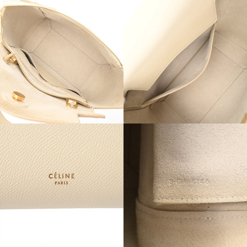 CELINE セリーヌ ベルトバッグ マイクロ クリーム 189153 レディース