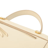 CELINE セリーヌ ベルトバッグ マイクロ クリーム 189153 レディース レザー ハンドバッグ ABランク 中古 銀蔵