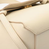 CELINE セリーヌ ベルトバッグ マイクロ クリーム 189153 レディース レザー ハンドバッグ ABランク 中古 銀蔵