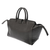 SAINT LAURENT サンローラン ダウンタウンカバス グレー 436832 レディース 型押レザー ハンドバッグ ABランク 中古 銀蔵
