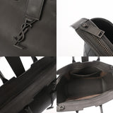 SAINT LAURENT サンローラン ダウンタウンカバス グレー 436832 レディース 型押レザー ハンドバッグ ABランク 中古 銀蔵