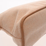 HERMES エルメス ボリード エクリュ/オレンジ レディース トワルアッシュ ポーチ Aランク 中古 銀蔵