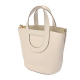 HERMES エルメス インザループ 18 グリスペール W刻印(2024年頃) レディース トリヨンクレマンス ヴォースイフト ハンドバッグ Aランク 中古 銀蔵