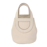 HERMES エルメス インザループ 18 グリスペール W刻印(2024年頃) レディース トリヨンクレマンス ヴォースイフト ハンドバッグ Aランク 中古 銀蔵