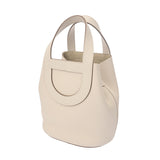 HERMES エルメス インザループ 18 グリスペール W刻印(2024年頃) レディース トリヨンクレマンス ヴォースイフト ハンドバッグ Aランク 中古 銀蔵