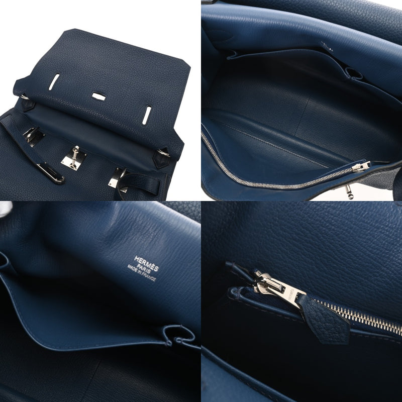HERMES エルメス ジプシエール 34 ブルー系 □P刻印(2012年頃) レディース トリヨンクレマンス ショルダーバッグ ABランク 中古 銀蔵