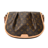 LOUIS VUITTON ルイヴィトン モノグラム メニルモンタン PM ブラウン M40474 レディース モノグラムキャンバス ショルダーバッグ Aランク 中古 銀蔵