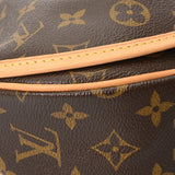 LOUIS VUITTON ルイヴィトン モノグラム メニルモンタン PM ブラウン M40474 レディース モノグラムキャンバス ショルダーバッグ Aランク 中古 銀蔵