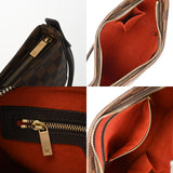 LOUIS VUITTON ルイヴィトン ダミエ ルーピング MM SPオーダー ブラウン N51157 レディース ダミエキャンバス ワンショルダーバッグ Aランク 中古 銀蔵