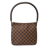 LOUIS VUITTON ルイヴィトン ダミエ ルーピング MM SPオーダー ブラウン N51157 レディース ダミエキャンバス ワンショルダーバッグ Aランク 中古 銀蔵