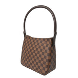 LOUIS VUITTON ルイヴィトン ダミエ ルーピング MM SPオーダー ブラウン N51157 レディース ダミエキャンバス ワンショルダーバッグ Aランク 中古 銀蔵