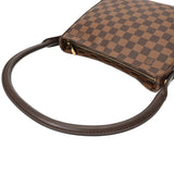 LOUIS VUITTON ルイヴィトン ダミエ ルーピング MM SPオーダー ブラウン N51157 レディース ダミエキャンバス ワンショルダーバッグ Aランク 中古 銀蔵