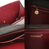 CHANEL シャネル マトラッセ プッシュロック チェーンショルダー 25cm ブラック レディース ラムスキン ショルダーバッグ ABランク 中古 銀蔵