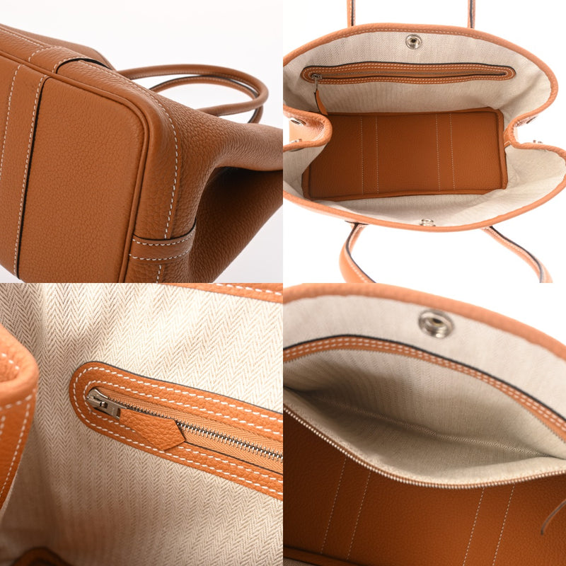 HERMES エルメス ガーデンパーティ TPM トフィ A刻印(2017年頃) レディース ネゴンダ ハンドバッグ Aランク 中古 銀蔵