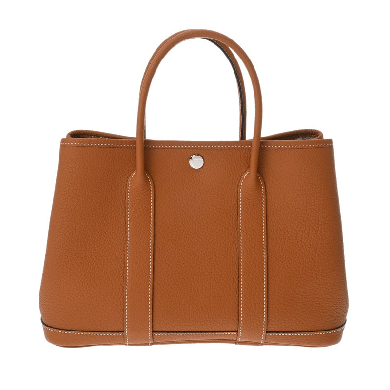 HERMES エルメス ガーデンパーティ TPM トフィ A刻印(2017年頃) レディース ネゴンダ ハンドバッグ Aランク 中古 銀蔵