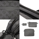 LOUIS VUITTON ルイヴィトン モノグラムシャドウ トリオメッセンジャー アンスラサイトグレー M46603 メンズ レザー ショルダーバッグ ABランク 中古 銀蔵