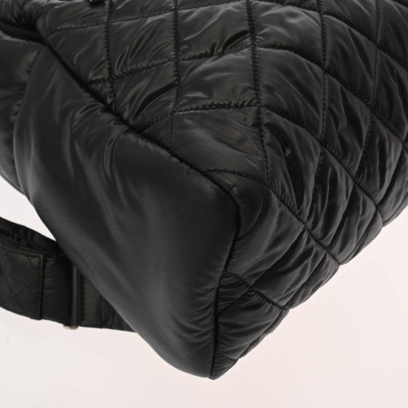 CHANEL シャネル マトラッセ バックパック コココクーン ブラック A92559 レディース ナイロン リュック・デイパック Aランク 中古 銀蔵