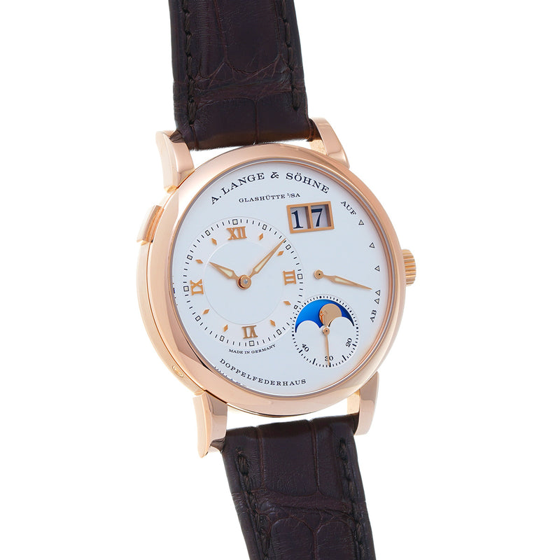 ランゲ＆ゾーネ ランゲ1 ムーンフェイズ 192.032 シルバー メンズ 腕時計 手巻き 中古 銀蔵