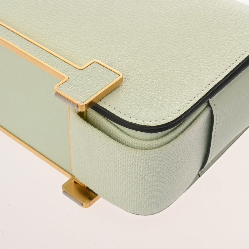 HERMES エルメス ゲタ ヴェールフィズ B刻印(2023年頃) レディース シェーブル ショルダーバッグ Aランク 中古 銀蔵