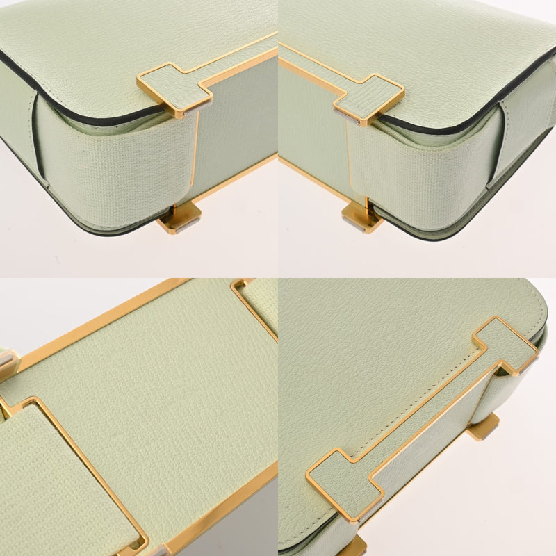 HERMES エルメス ゲタ ヴェールフィズ B刻印(2023年頃) レディース シェーブル ショルダーバッグ Aランク 中古 銀蔵