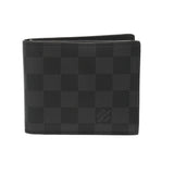 LOUIS VUITTON ルイヴィトン ダミエグラフィット ポルトフォイユ マルコ NM ブラック N63336 メンズ ダミエキャンバス 二つ折り財布 Aランク 中古 銀蔵