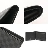 LOUIS VUITTON ルイヴィトン ダミエグラフィット ポルトフォイユ マルコ NM ブラック N63336 メンズ ダミエキャンバス 二つ折り財布 Aランク 中古 銀蔵