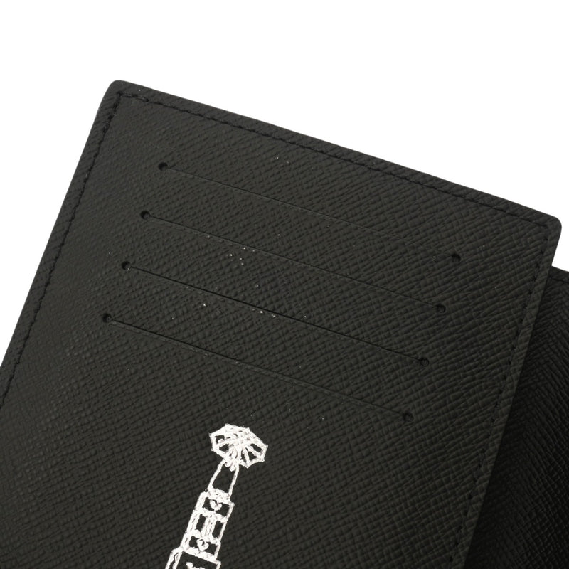 LOUIS VUITTON ルイヴィトン モノグラムエクリプス クーヴェルテュールパスポール NM ブラック M64501 ユニセックス モノグラムキャンバス パスポートケース Aランク 中古 銀蔵