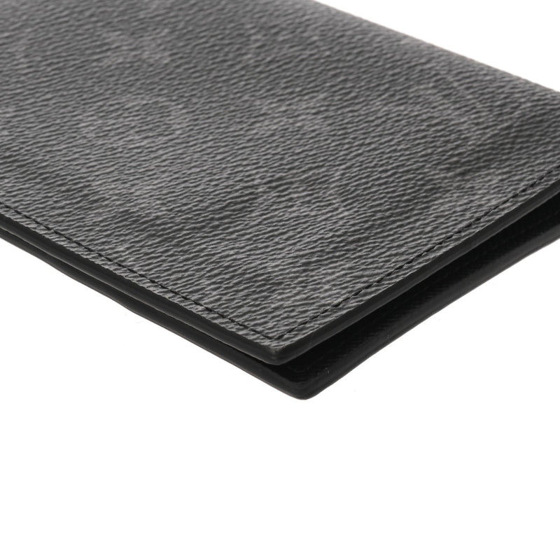 LOUIS VUITTON ルイヴィトン モノグラムエクリプス クーヴェルテュールパスポール NM ブラック M64501 ユニセックス モノグラムキャンバス パスポートケース Aランク 中古 銀蔵