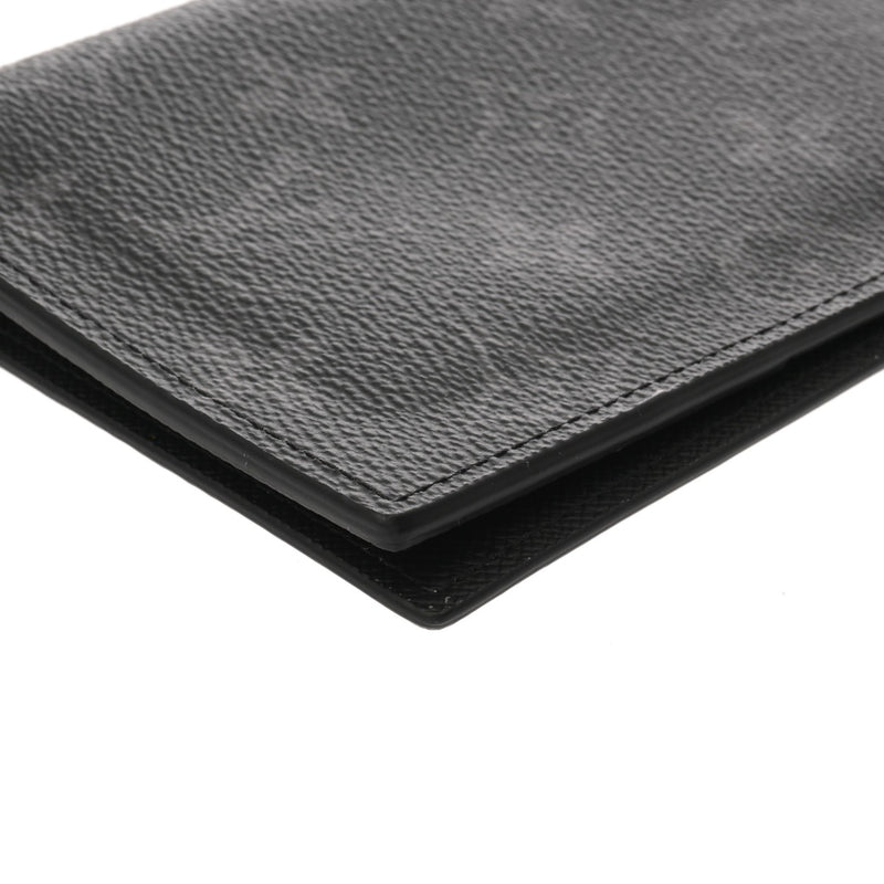 LOUIS VUITTON ルイヴィトン モノグラムエクリプス クーヴェルテュールパスポール NM ブラック M64501 ユニセックス モノグラムキャンバス パスポートケース Aランク 中古 銀蔵