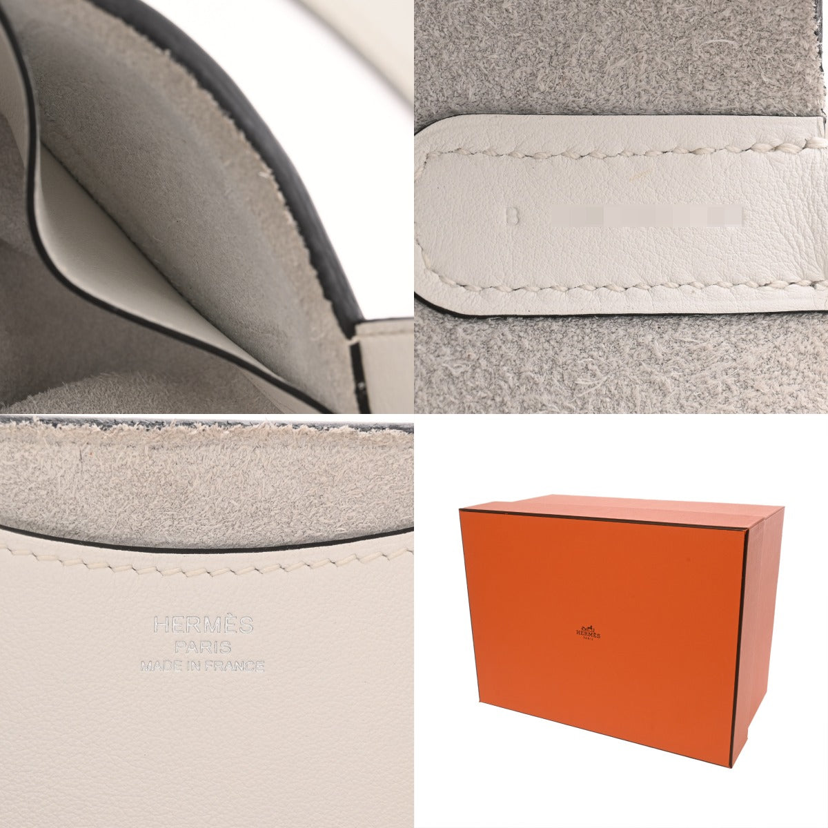 HERMES エルメス インザループ 18 ニューホワイト B刻印(2023