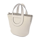 HERMES エルメス インザループ 18 ニューホワイト B刻印(2023年頃) レディース トリヨンクレマンス スイフト ハンドバッグ Aランク 中古 銀蔵