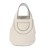 HERMES エルメス インザループ 18 ニューホワイト B刻印(2023年頃) レディース トリヨンクレマンス スイフト ハンドバッグ Aランク 中古 銀蔵